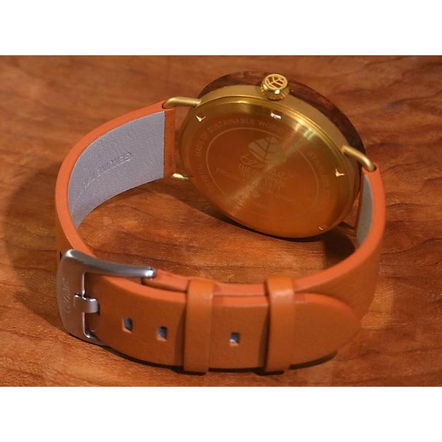 tense テンス 日本総輸入元 2年保証 カナダ 木製 40mm ウッドウォッチ