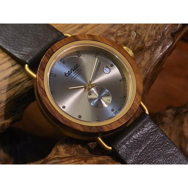 tense テンス 日本総輸入元 2年保証 カナダ 木製 40mm ウッドウォッチ