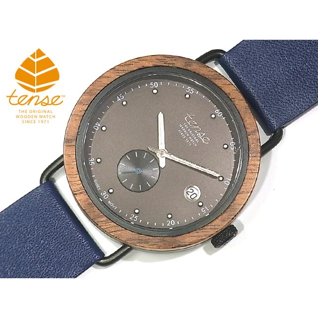 tense テンス 日本総輸入元 2年保証 カナダ 木製 40mm ウッドウォッチ
