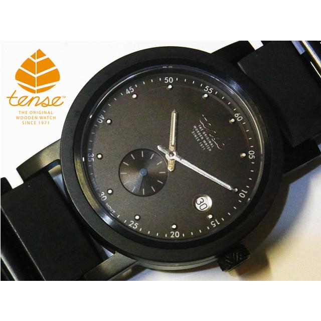 tense テンス 日本総輸入元 2年保証 カナダ 木製 40mm ウッドウォッチ
