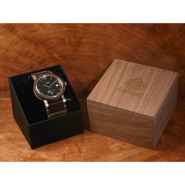 tense テンス 日本総輸入元 2年保証 カナダ 木製 40mm ウッドウォッチ