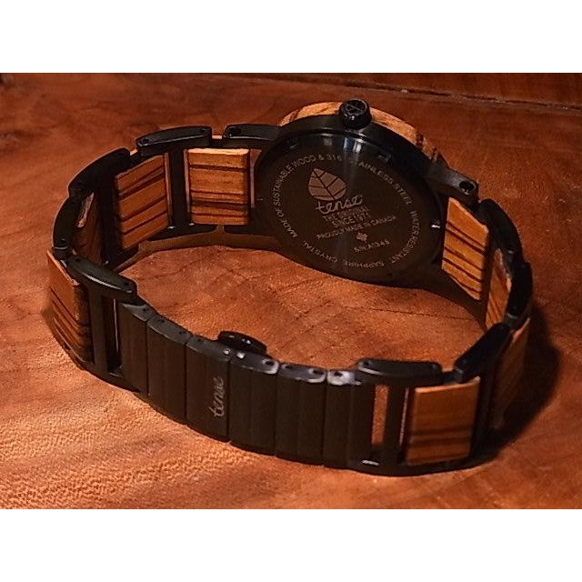 カナダ製 Tense ウッドウォッチ 木製 腕時計 メンズ 日本製ムーブメント 安心の国内メンテナンス対応｜canadianselect｜03