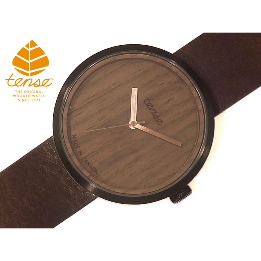 カナダ製 Tense テンス ウッドウォッチ 木製 腕時計 メンズ 日本製