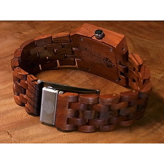 tense テンス 日本総輸入元 2年保証 カナダ 木製 37mm 腕時計 艶熟時愉