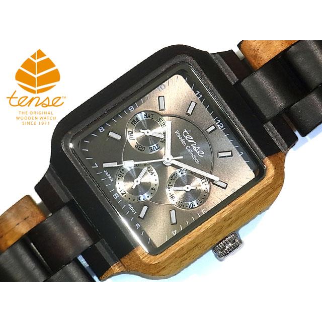 tense テンス 日本総輸入元 2年保証 カナダ 木製 38mm 腕時計 ウッド