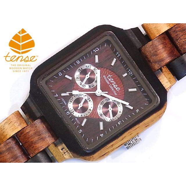 tense テンス 日本総輸入元 2年保証 カナダ 木製 38mm 腕時計 ウッド