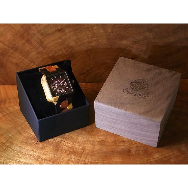 tense テンス 日本総輸入元 2年保証 カナダ 木製 38mm 腕時計 ウッド