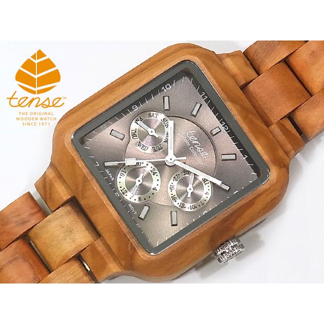 tense テンス 日本総輸入元 2年保証 カナダ 木製 38mm 腕時計 ウッド