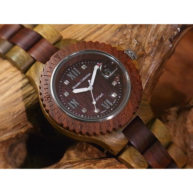 tense テンス 日本総輸入元 2年保証 カナダ 木製 45mm 腕時計 ウッド