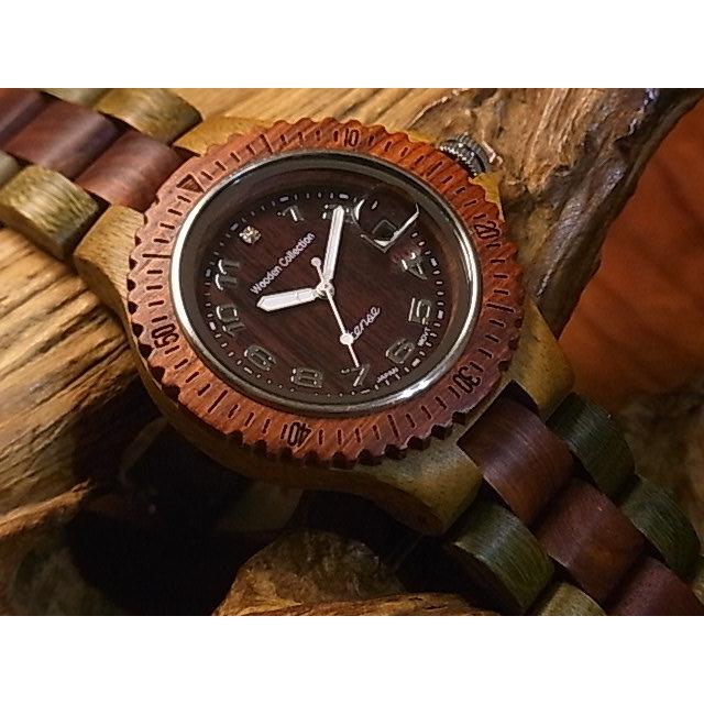 カナダ製 Tense ウッドウォッチ 木製腕時計 メンズ 日本製ムーブメント 安心の国内メンテナンス対応 日付機能付｜canadianselect｜02