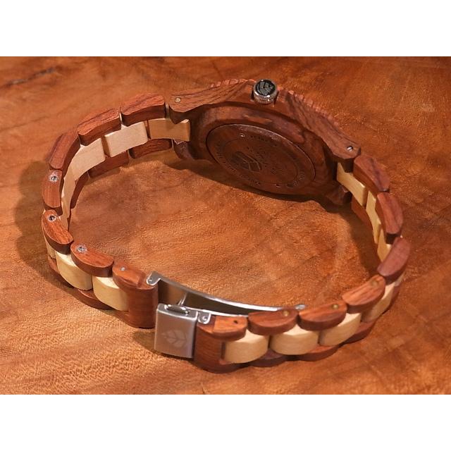 tense テンス 日本総輸入元 2年保証 カナダ 木製 45mm 腕時計 ウッド