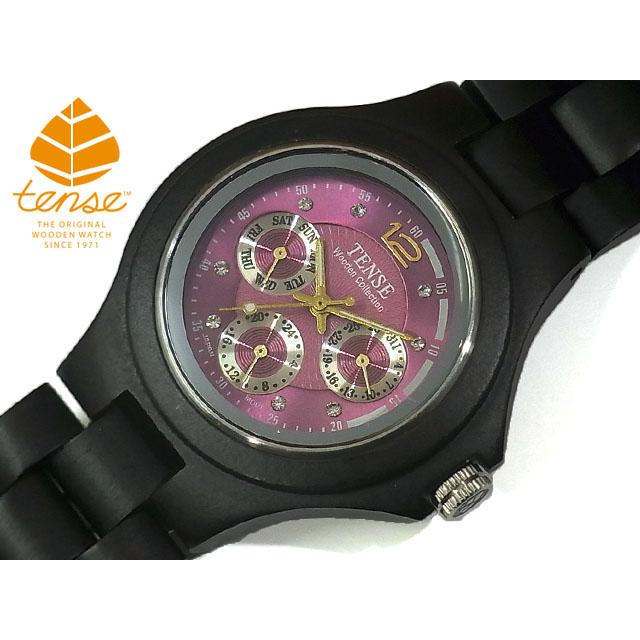 カナダ製 tense ウッドウォッチ 木製 腕時計 メンズ 日本製