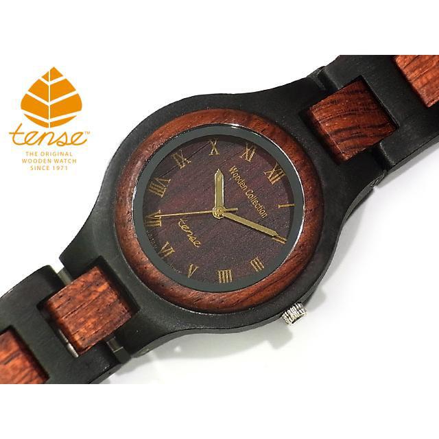 カナダ製 Tense ウッドウォッチ 木製 腕時計 メンズ レディース 日本製ムーブメント 安心の国内メンテナンス対応