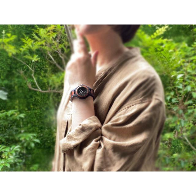 tense テンス 日本総輸入元 2年保証 カナダ 木製 35mm 腕時計 艶熟時愉