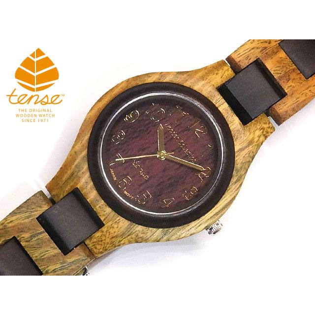 tense テンス 日本総輸入元 2年保証 カナダ 木製 35mm 腕時計 ウッド