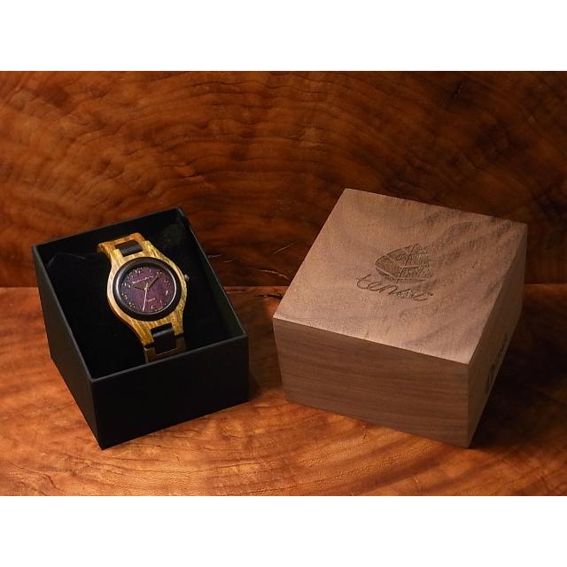 カナダ製 Tense ウッドウォッチ 木製 腕時計 メンズ レディース 日本製ムーブメント 安心の国内メンテナンス対応｜canadianselect｜04