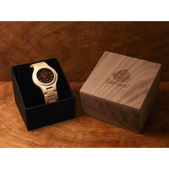tense テンス 日本総輸入元 2年保証 カナダ 木製 35mm 腕時計 ウッド