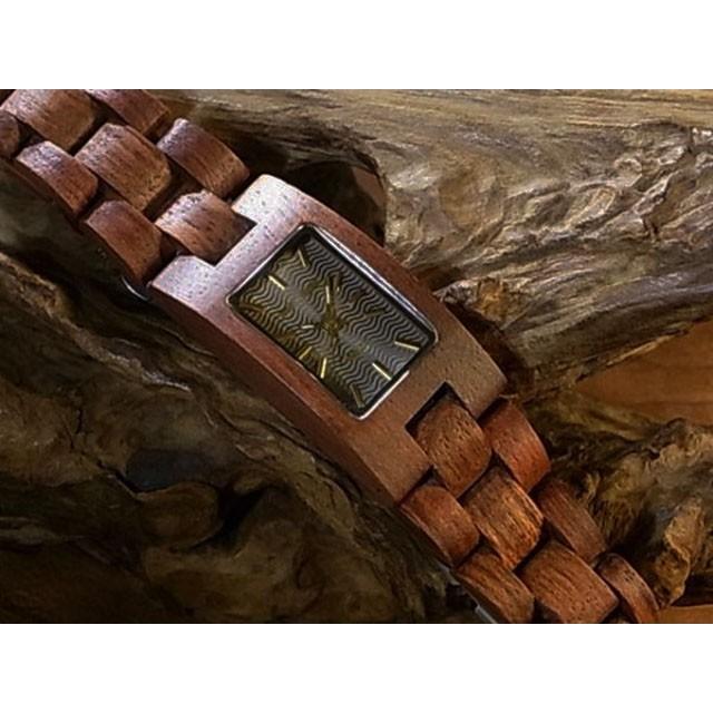 TENSE HAWAII木製クオーツ腕時計 カナダメイド稼働品 TENSE HAWAII木製クオーツ腕時計 カナダメイド稼働品