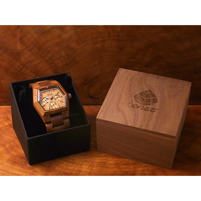 tense テンス 日本総輸入元 2年保証 カナダ 木製 腕時計 40mm ウッド
