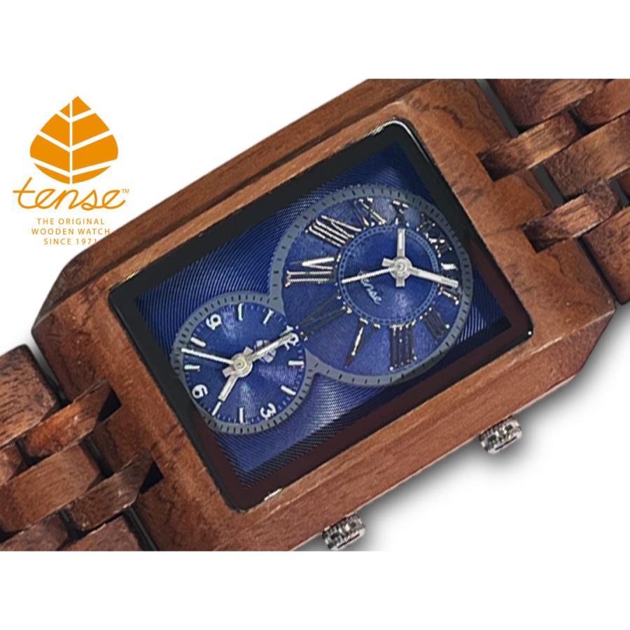 tense テンス 日本総輸入元 2年保証 カナダ 木製 38mm 腕時計 ウッド