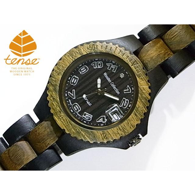 tense テンス 日本総輸入元 2年保証 カナダ 木製 37mm ウッドウォッチ