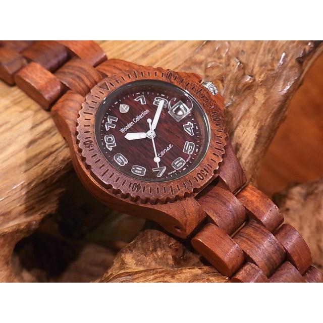tense テンス 日本総輸入元 2年保証 カナダ 木製 37mm ウッドウォッチ 