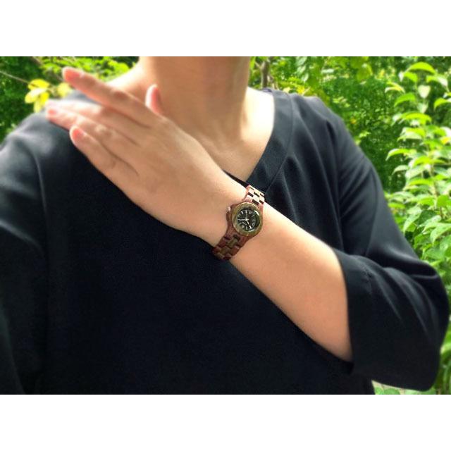 tense テンス 日本総輸入元 2年保証 カナダ 木製 30mm 腕時計 ウッド