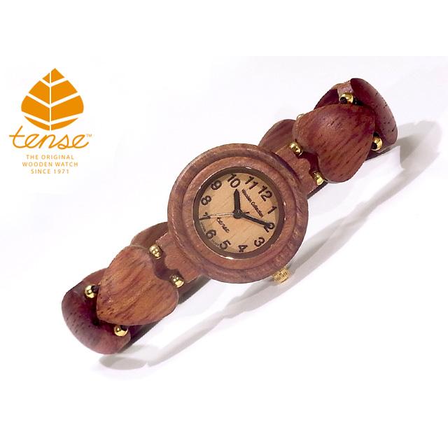 生産完了商品 カナダ製 Tense ウッドウォッチ 木製 腕時計 レディース