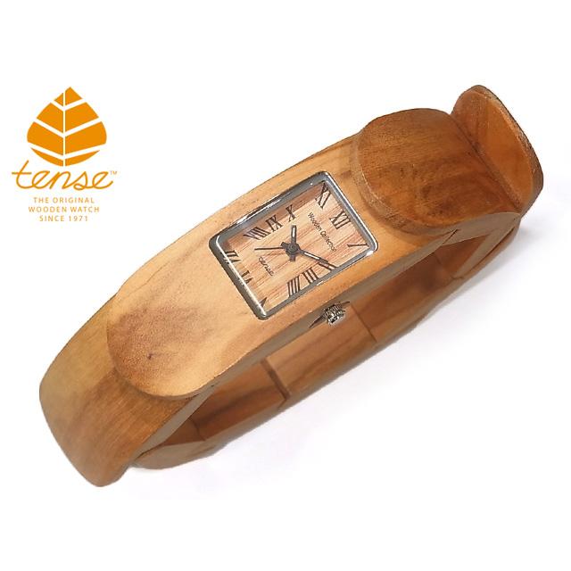 カナダ製 Tense ウッドウォッチ 木製腕時計 レディース 日本製ムーブメント 安心の国内メンテナンス対応
