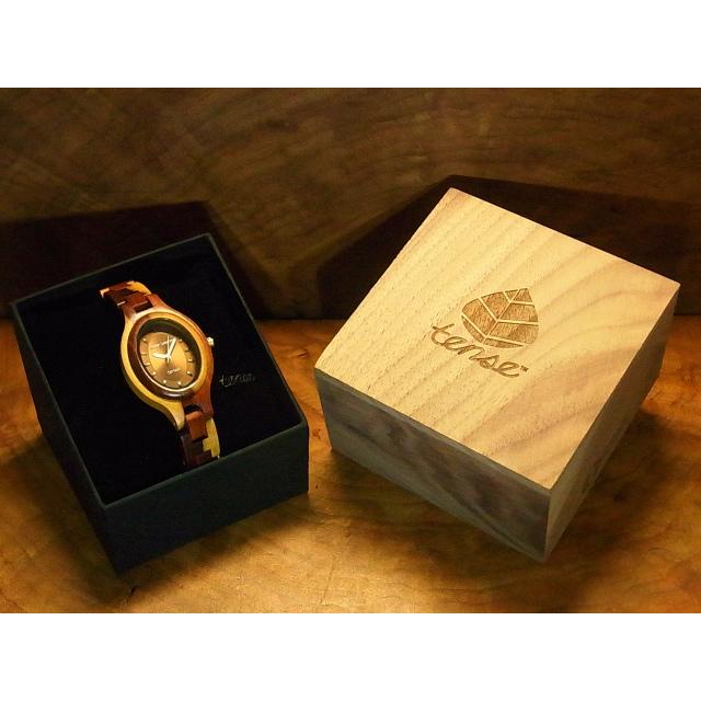 TENSE HAWAII木製クオーツ腕時計 カナダメイド稼働品 Tense 木製腕時計