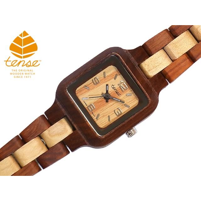 tense テンス 日本総輸入元 2年保証 カナダ 木製 26mm 腕時計 ウッド