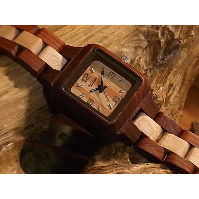 tense テンス 日本総輸入元 2年保証 カナダ 木製 26mm 腕時計 ウッド