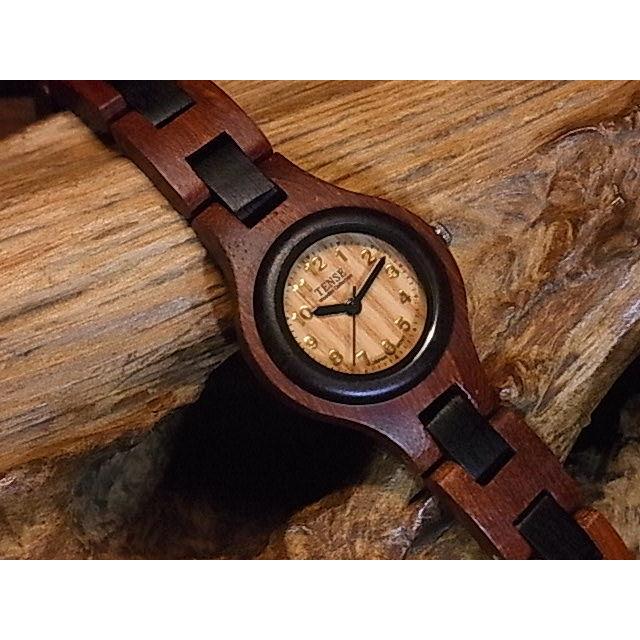 tense テンス 日本総輸入元 2年保証 カナダ 木製 25mm ウッドウォッチ