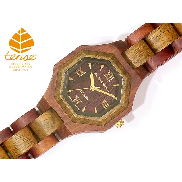 生産完了商品 カナダ製 Tense ウッドウォッチ 木製 腕時計 レディース