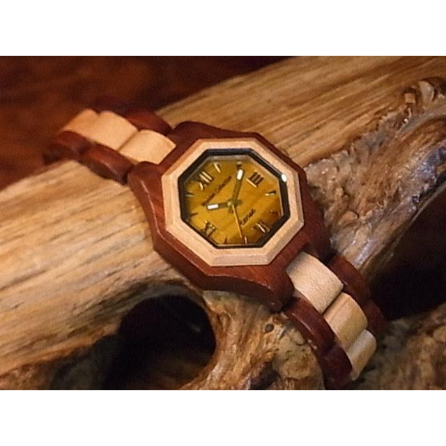 カナダ製 Tense ウッドウォッチ 木製 腕時計 レディース 日本製ムーブメント 安心の国内メンテナンス対応｜canadianselect｜02