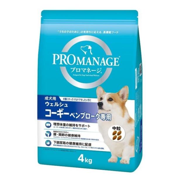 マースジャパン プロマネージ 成犬用 ウェルシュ・コーギー・ペンブローク専用 4kg KPM75 1ケース3個セットの画像