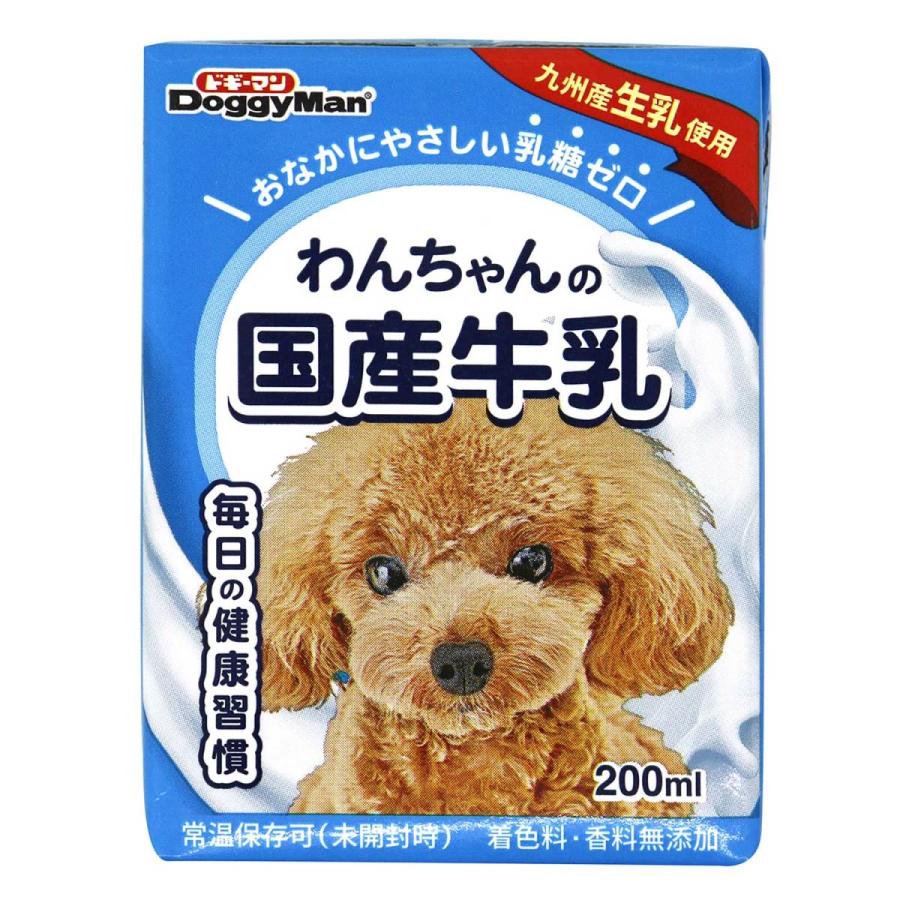 ドギーマン わんちゃんの国産牛乳 200ml 1ケース24個セット :49195217-24:キャナルサイド - 通販 - Yahoo!ショッピング ドギーマン わんちゃんの国産牛乳 200ml 1ケース24個セット :49195217-24:キャナルサイド - 通販 - Yahoo!ショッピング