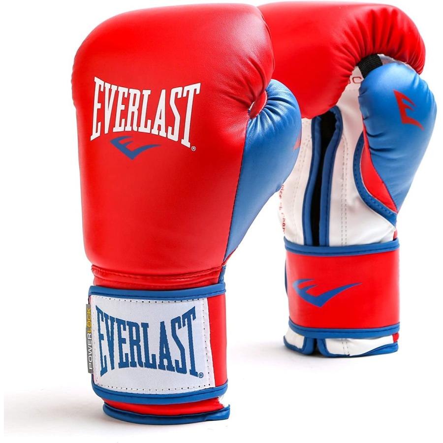 素晴らしい価格 Everlast PowerlockトレーニンググローブRed/Blu - POWERLOCKトレーニングGove,レッド/ブルー, 16oz グローブ