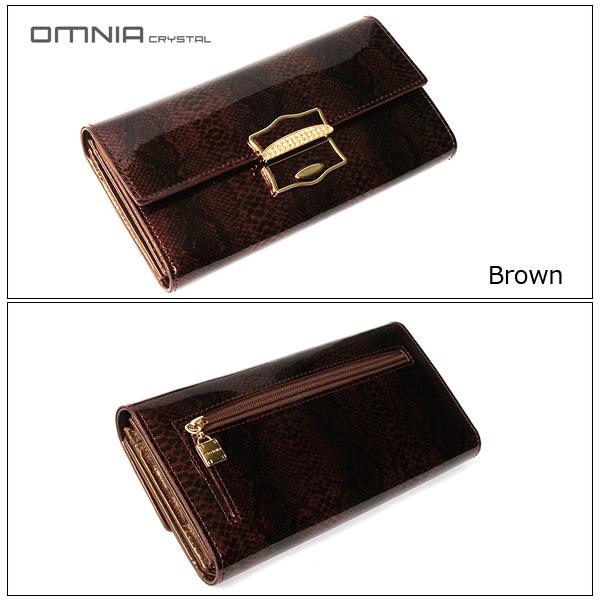 長財布 財布 本革 omnia オムニア ブランド パイソン柄 蛇柄 長財布 財布 本革 omnia オムニア ブランド パイソン柄 蛇柄