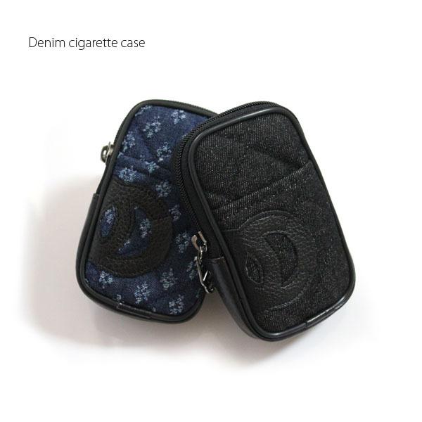 シガレットケース タバコケース タバコ入れ ロング ポーチ アイコスケース ライター収納 00 デニム風 パロディ ポケット付き Pac Dnm81 Canary 通販 Yahoo ショッピング
