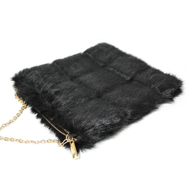 フェイクファーバッグ ファーバッグ ショルダーバッグ チェーン