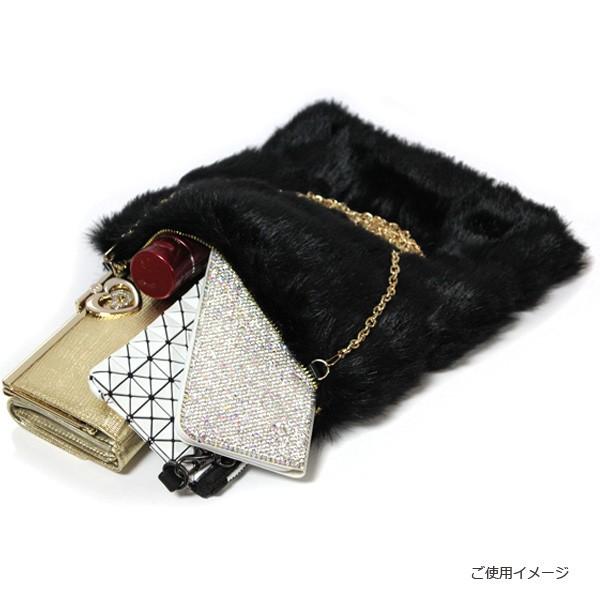 フェイクファーバッグ ファーバッグ ショルダーバッグ チェーン