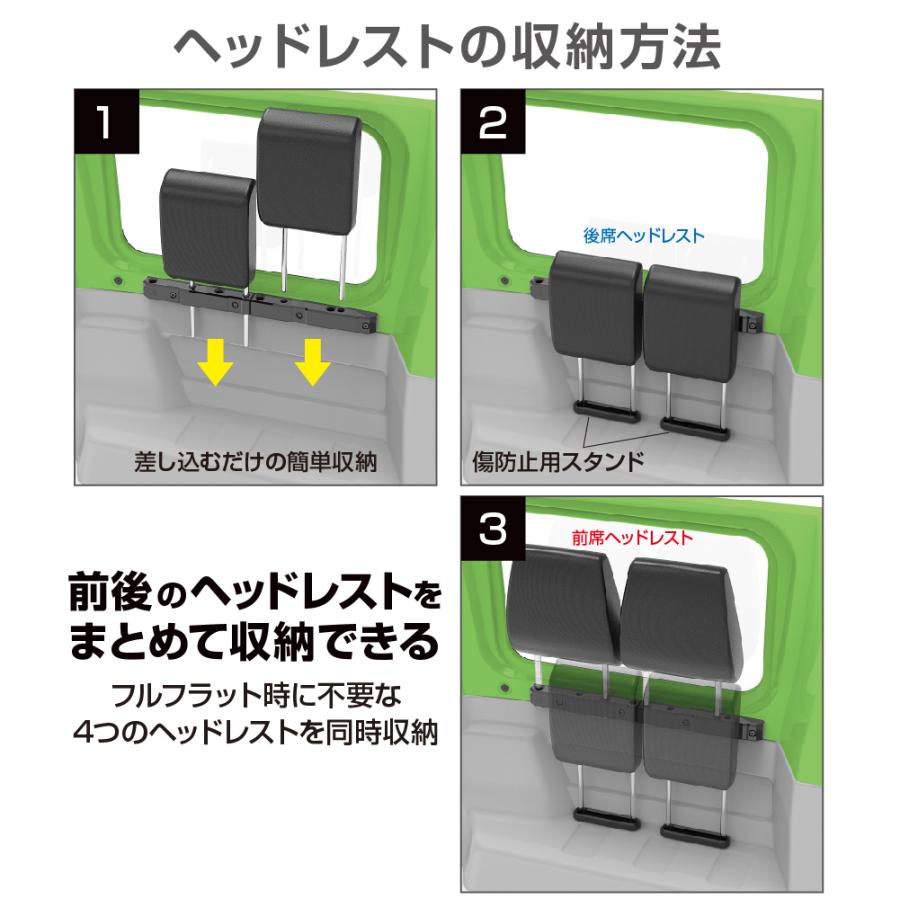 星光産業 ジムニー カスタム ヘッドレストホルダーEE-223 ラゲッジ