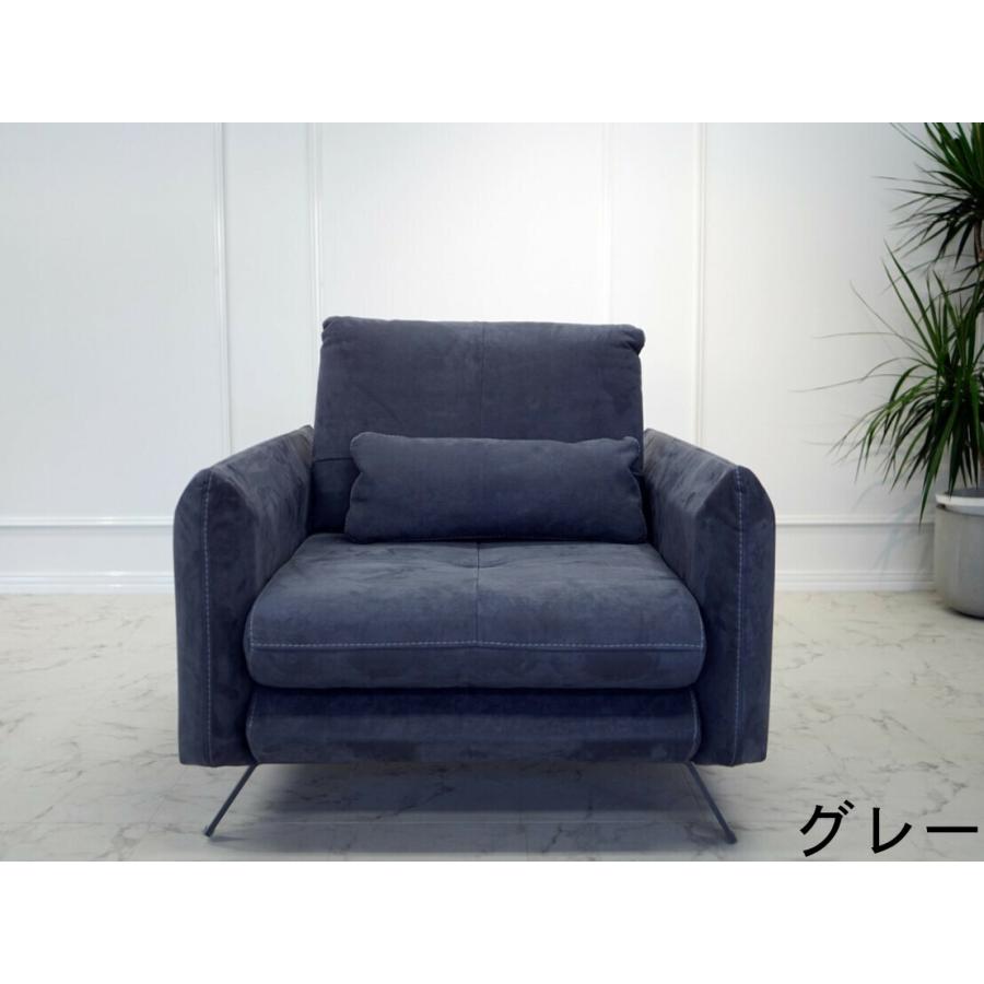 OPUS　1人用ソファー　グレー　トルコ製