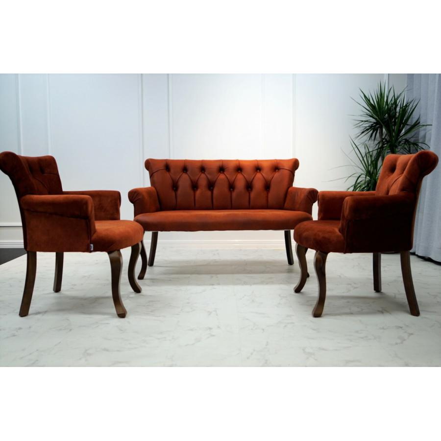 MARINA 　2人用ソファ　ブラウン　トルコ製 |  | 06