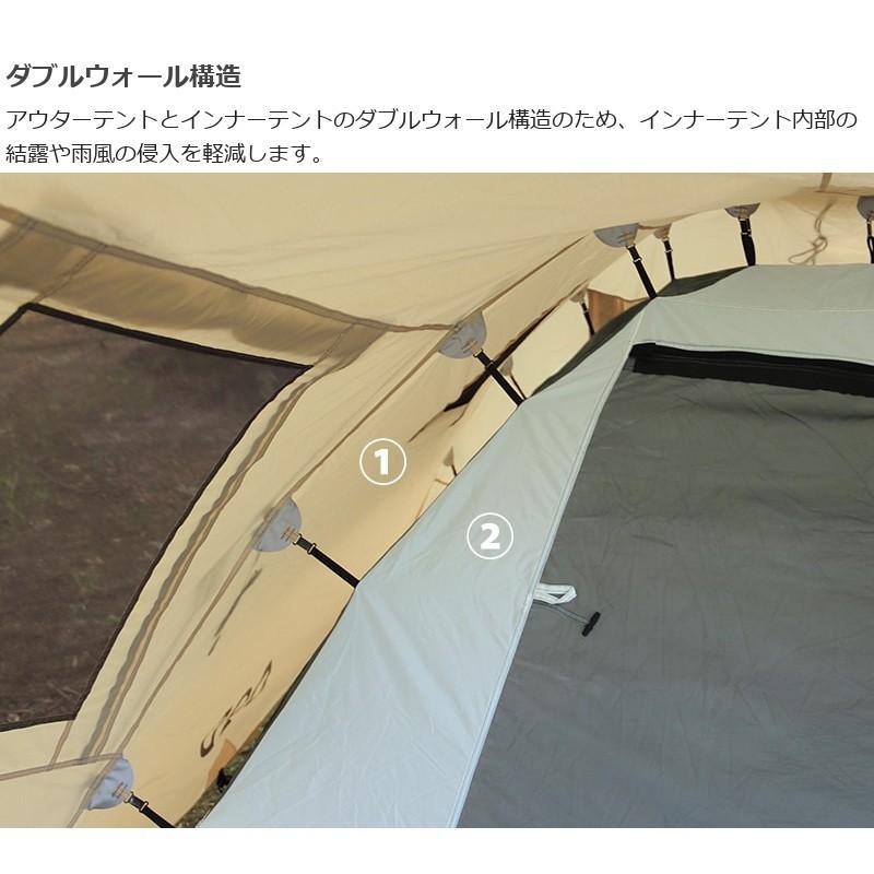 【DOD認定正規取引店】ツーリングテント ライダーズタンデムテント タン T3-485-TN  DOD｜cancamp｜14