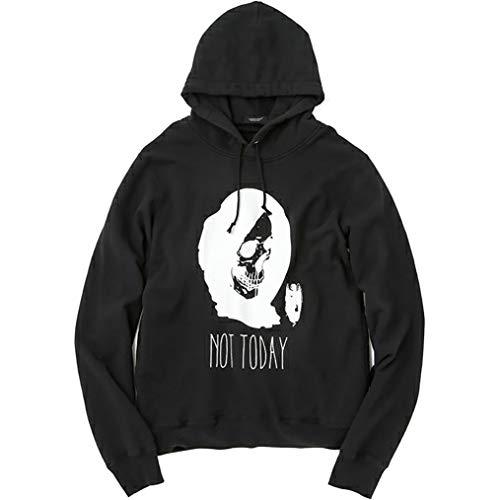 アンダーカバー UNDERCOVER NOT TODAY トレーナー プルオーバパーカー スウェット メンズ シンプル2020新款 1011 (XL ブラック) [並行輸入品]