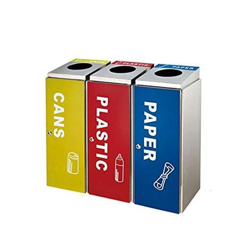 法人割引有 ゴミ箱 正方形のゴミ箱家庭用屋外ステンレス鋼ゴミ箱産業衛生ゴミ箱ショップ公園ゴミ箱 ゴミ入れ Color Blue サイズ B アクセサリー通販 Rdsnicaragua Org