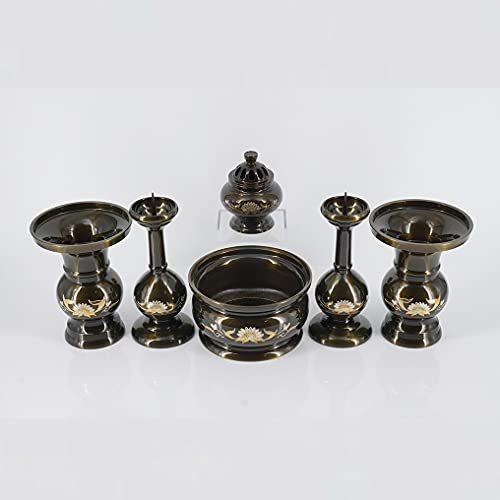 仏壇 仏具の窓口 冠婚葬祭 宗教用品 東型セツト 六具足 菊彫 みやび色 4 5寸 仏壇 仏具 A B091ynbsjb 2421 Japan 菊彫 みやび色 Cand 花高13 8直径10 0口径9 0cm あす楽