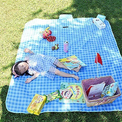 ピクニックキャンプ旅行のための防水折り畳み式ピクニック毛布、オックスフォード軽量屋外毛布ピクニック?